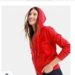 J. Crew velour hoodie